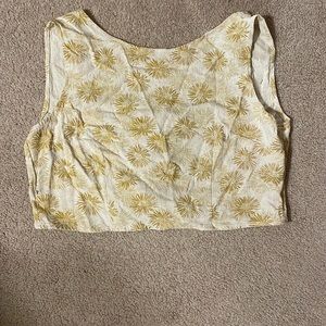 SHEIN Tie-Back Crop Top